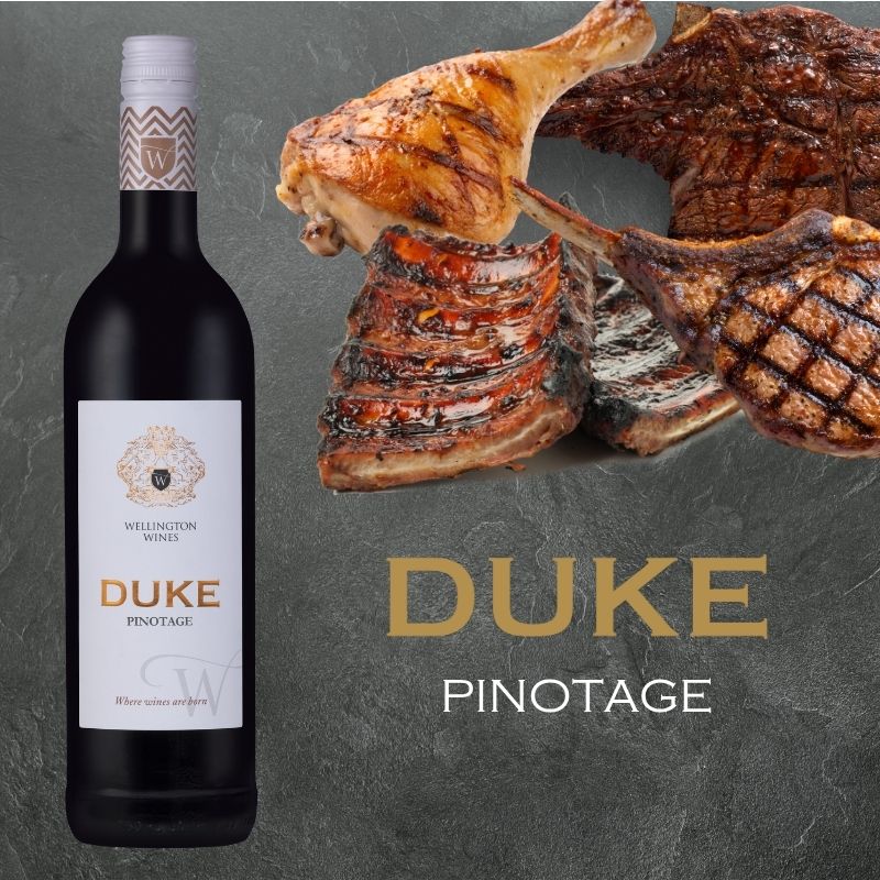 Duke's Kitchen - Pinotage Duke Pinotage, best red wine, cheap red wine, budget red wine, Wellington Wines, value for money Pinotage, braaivleis and wine
